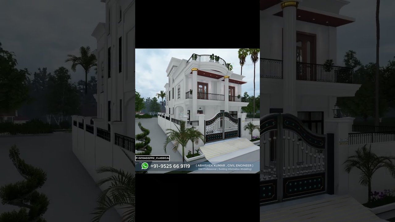 40x60 3D 5-Bed House Design | ArchiEngineer 🏡