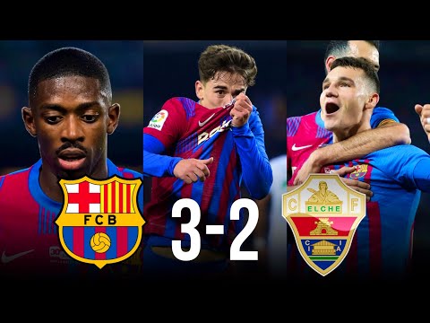 ‼️🚨 Barcelona 3-2 Elche: Gavi’s SPECTACULAR PERFORMANCE, Nico & Jutgla Take’s Down Elche
