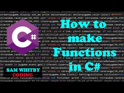 Creating and Calling Functions in C#