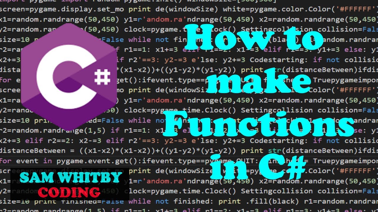 Creating and Calling Functions in C#