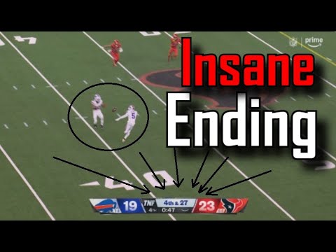 Bills' 4th & 27 Hook & Ladder Fail 😬 | Bills vs Texans