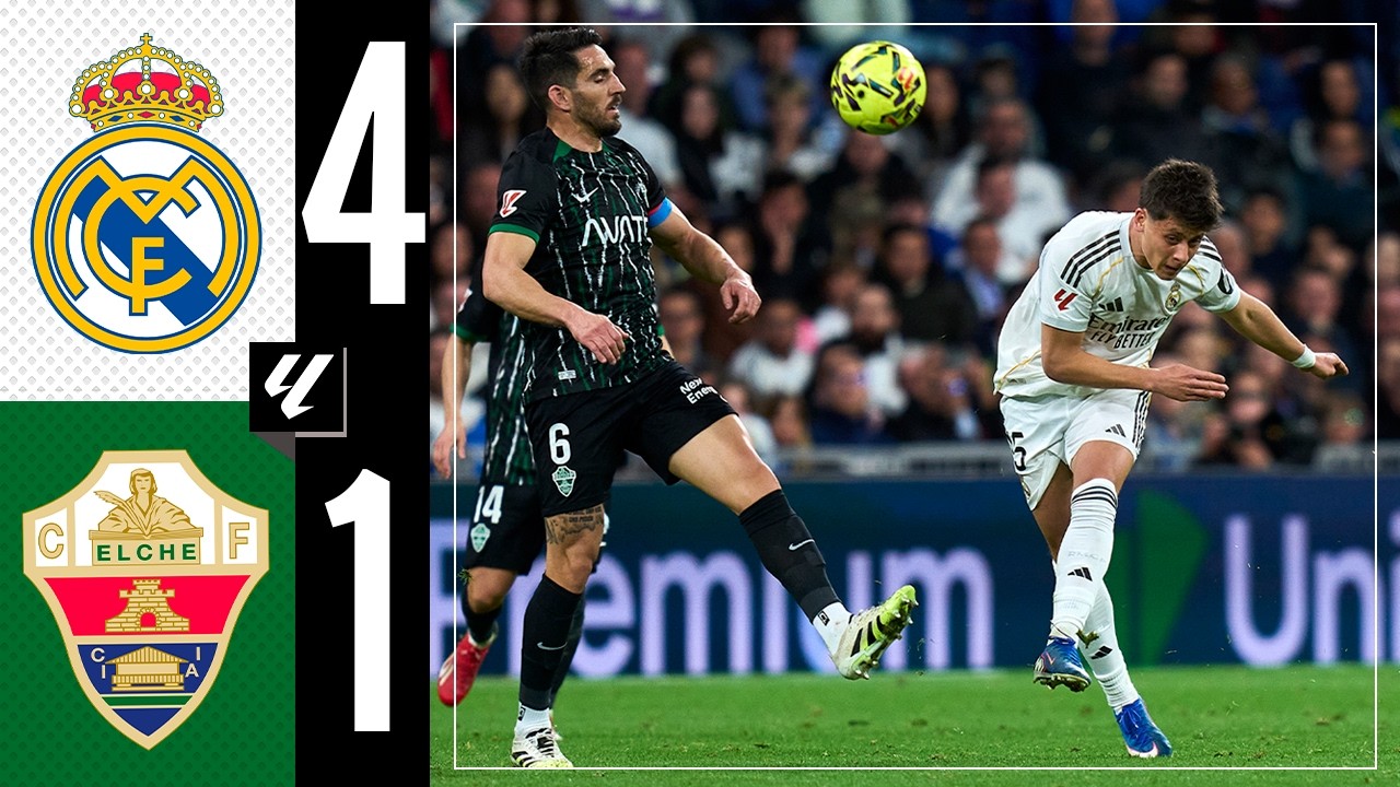 HIGHLIGHTS | Real Madrid 4-1 Elche | LaLiga