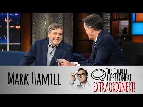 Mark Hamill on The Colbert Questionnaire 🎬
