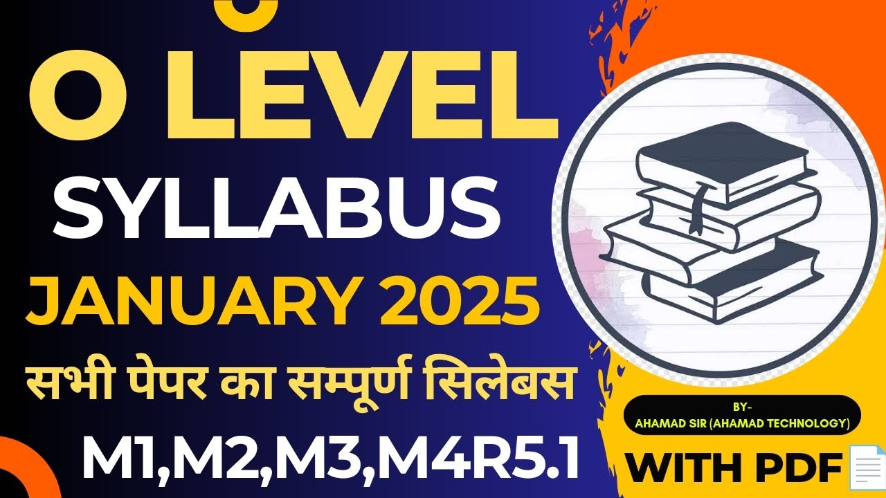O Level Syllabus 2025-26 | Complete & Updated 📚