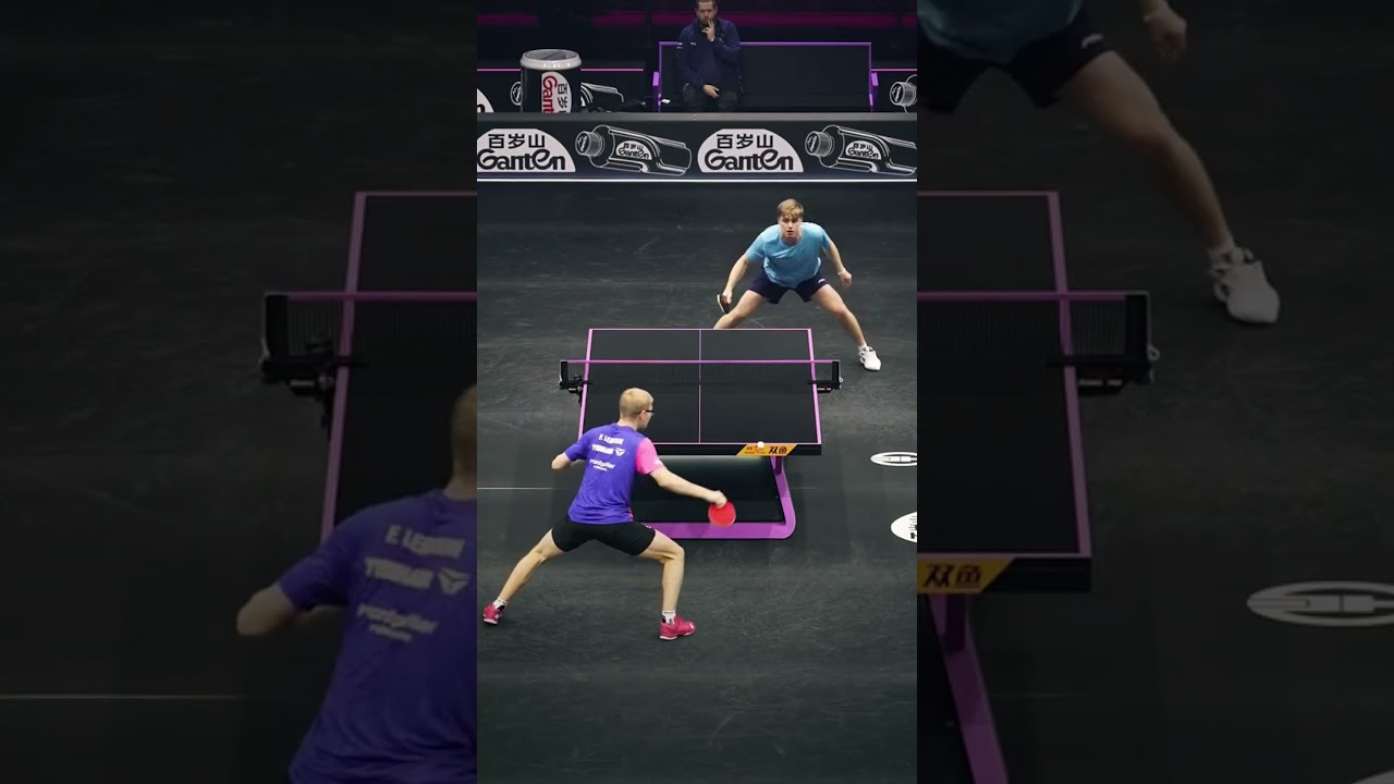 Spectacular Slow Motion Table Tennis Rally! 🏓