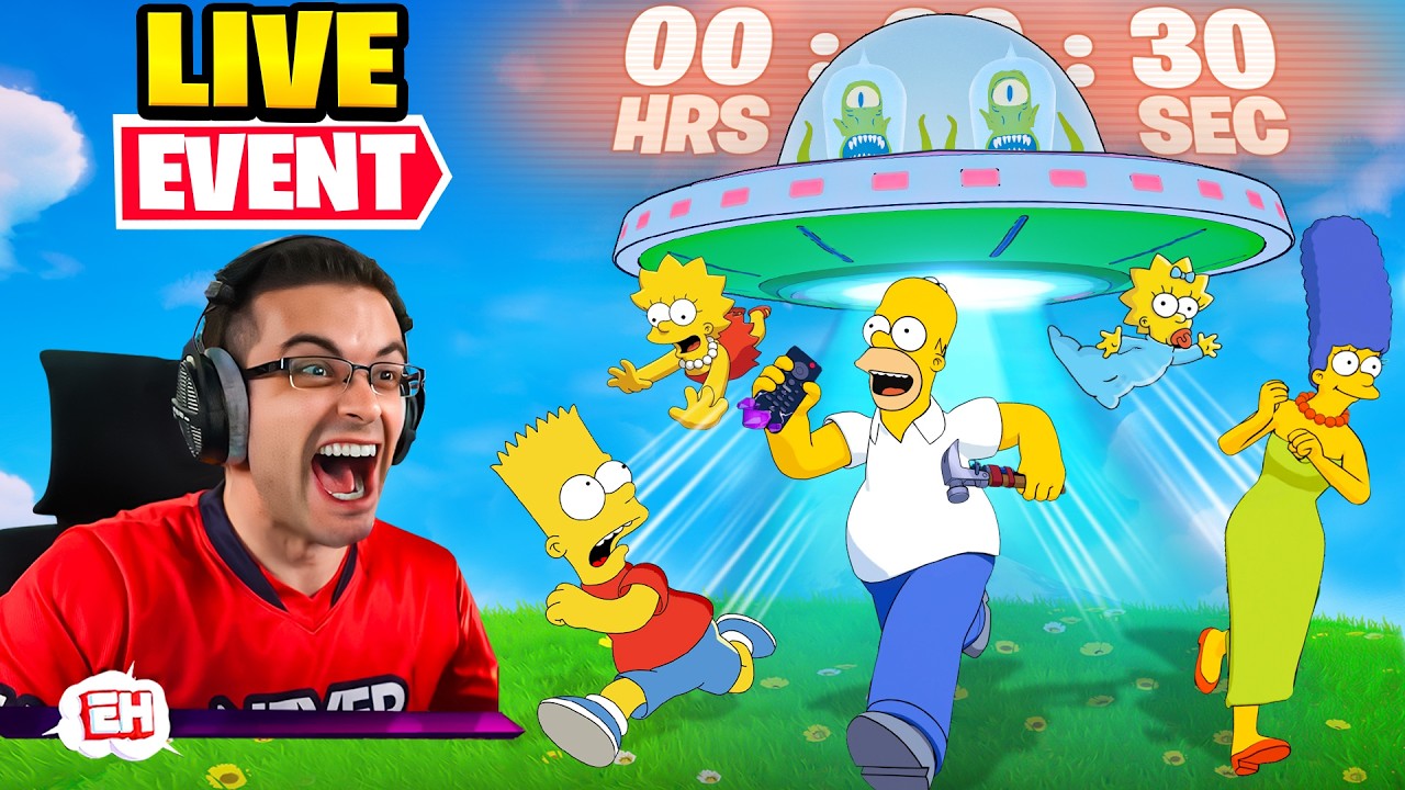 Simpsons Live Event in Fortnite!