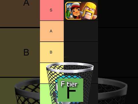Mobile Game Tier List 📱#shorts