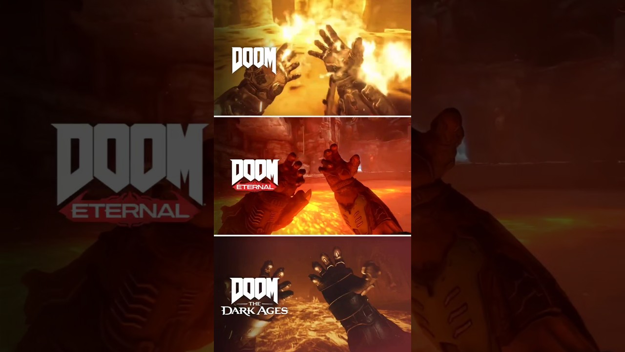 DOOM Slayer Falls into Lava: Dark Ages vs. Eternal & 2016