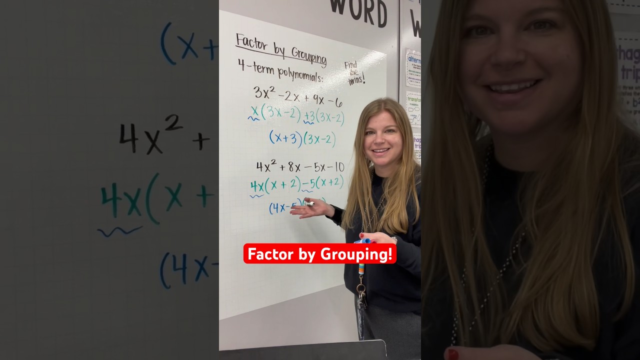 Mastering Factor by Grouping in Algebra