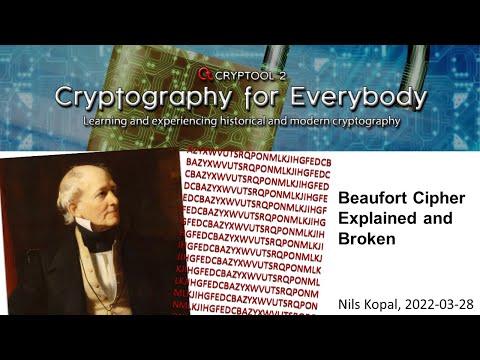 Beaufort Cipher Explained and Broken