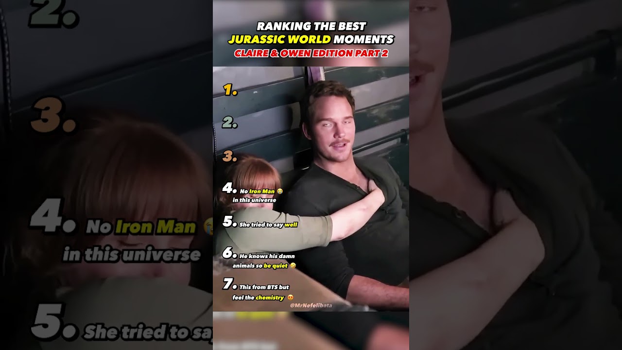 Top Jurassic World Moments: Claire & Owen 😂