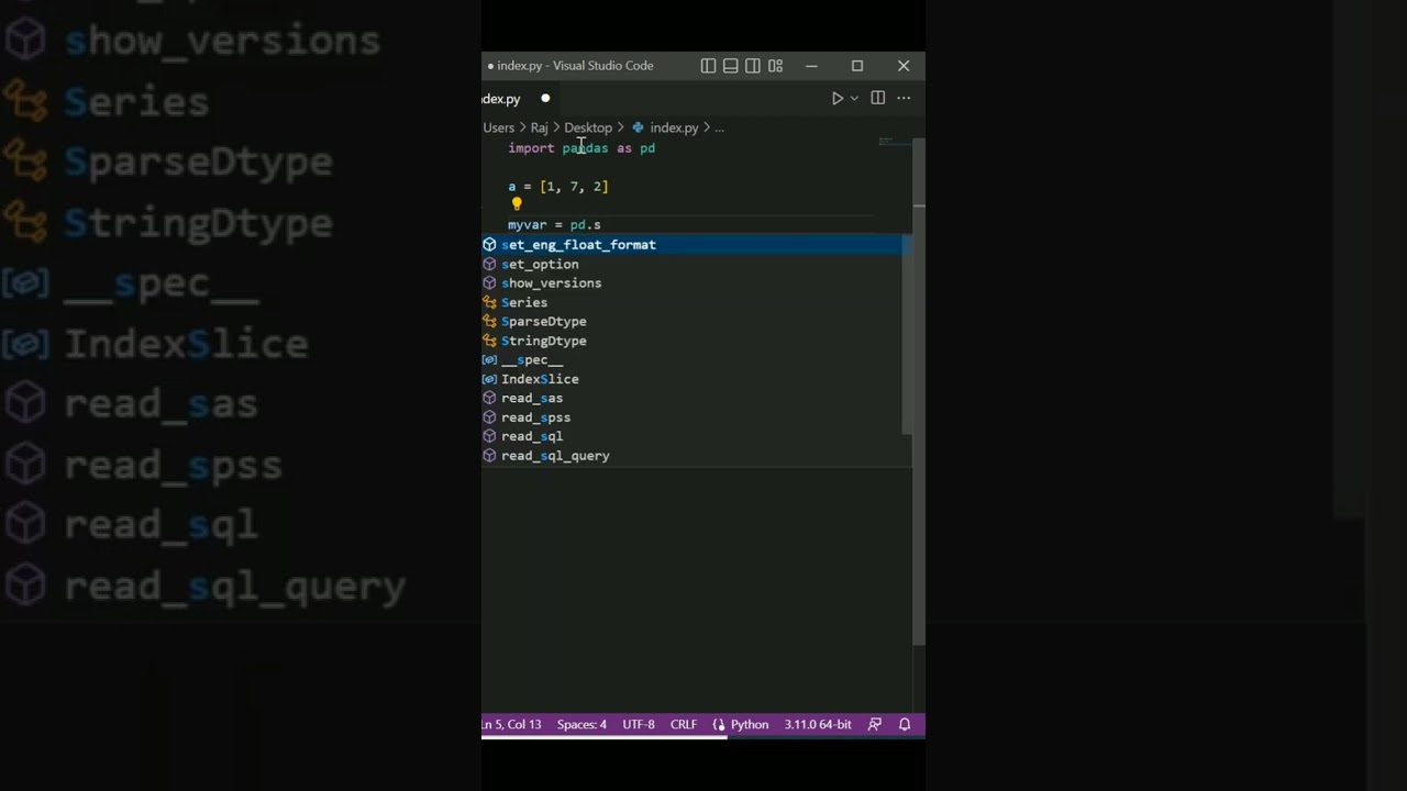 Understanding Pandas Series in Python