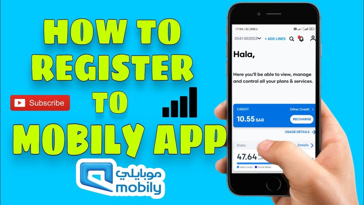 Registering Mobily App in 2025 📱
