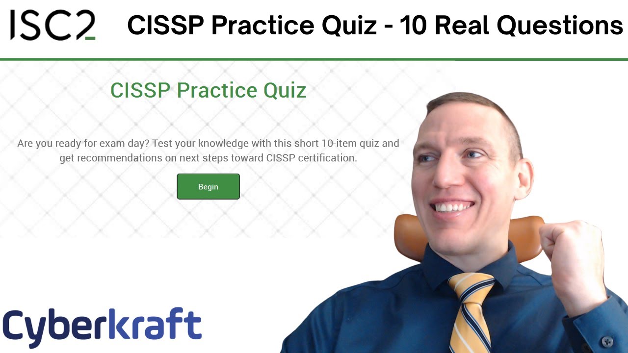 ISC2 CISSP Practice Test with 10 Real Questions π