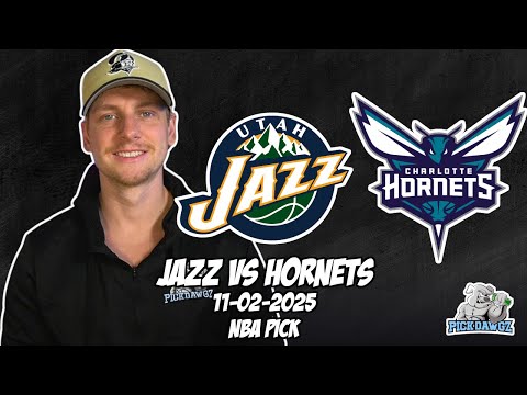 Utah Jazz vs Charlotte Hornets 11/2/25 NBA Free Picks & Prediction | NBA Betting Tips
