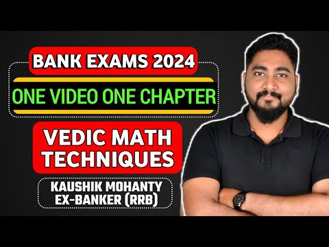 🚀 Vedic Math Calculation Techniques || Bank Exams 2024 Preparation || Career Definer || Kaushik Sir