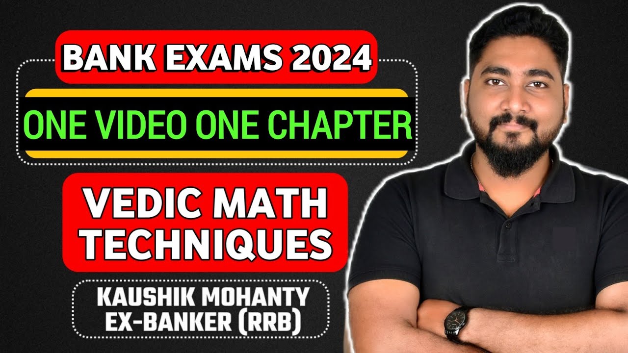 Master Vedic Math Techniques for Bank Exams 2024 📚 | Career Definer with Kaushik Sir