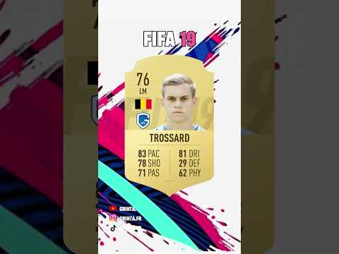 L'évolution FIFA de Leandro Trossard ! #fifa #ratingyourteams #football #arsenal