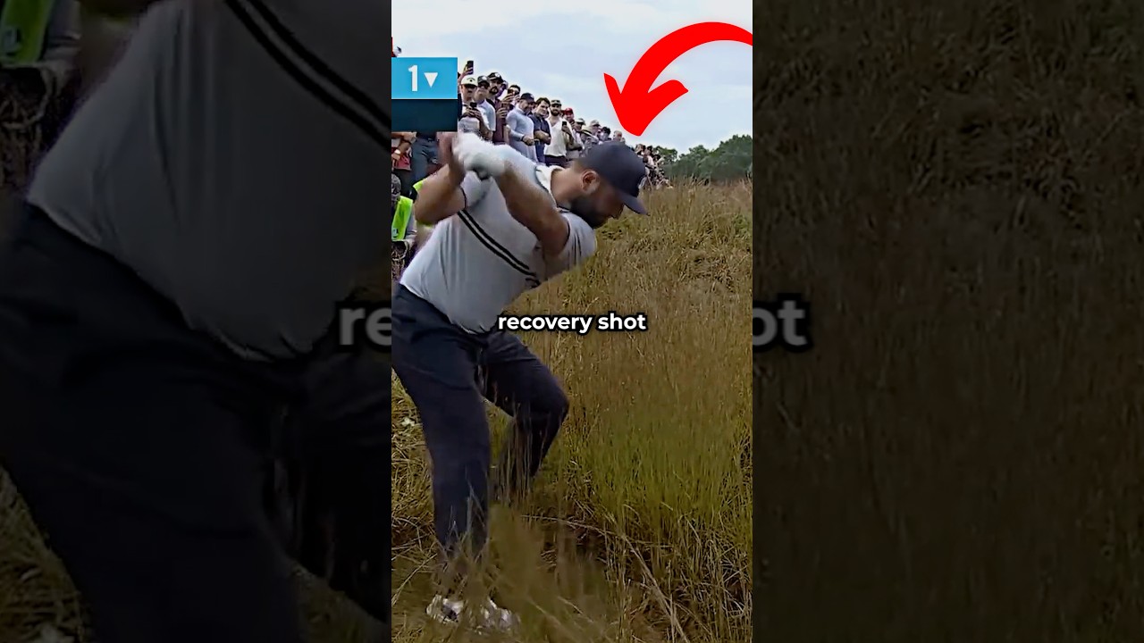 Unbelievable Recovery Shot in Golf ⛳🥶