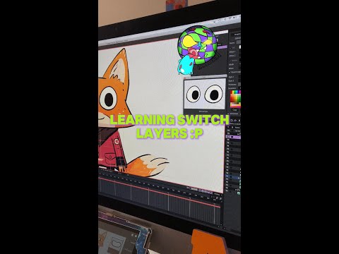 Learning Switch Layers in Moho | Behind the Scenes of My Animation Series