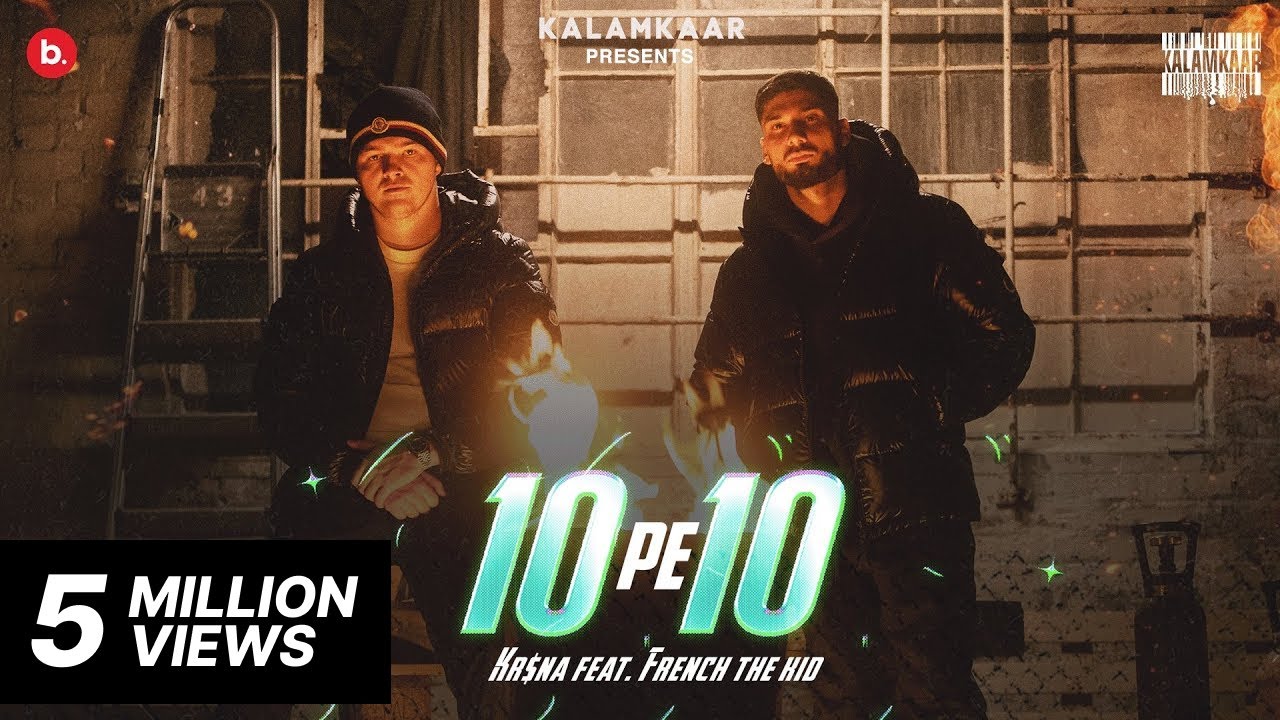KR$NA ft. French The Kid - 10 PE 10 | Official Indian Drill Music Video 🇮🇳🇬🇧