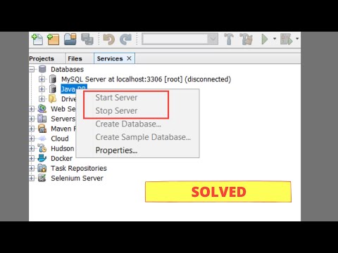 How to install the Java DB(Derby) database in Netbeans |Java DB error solved | Unique Developer 2021