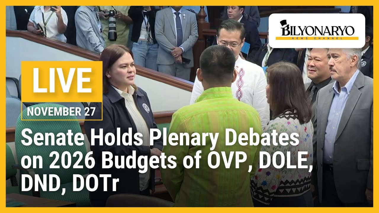 Senate Debates 2026 Budgets for OVP, DOLE, DND, DOTr 🏛️
