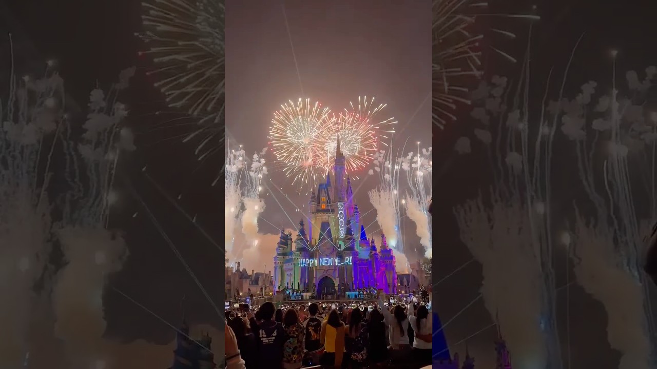 2023 New Year Fireworks at Magic Kingdom 🎆