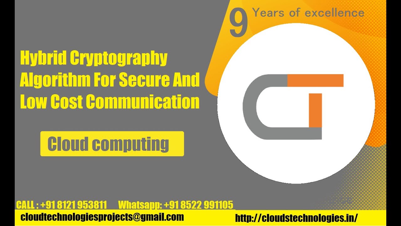 Hybrid Cryptography Algorithm for Secure and Cost-Effective Communication | IEEE Major Projects | B-Tech