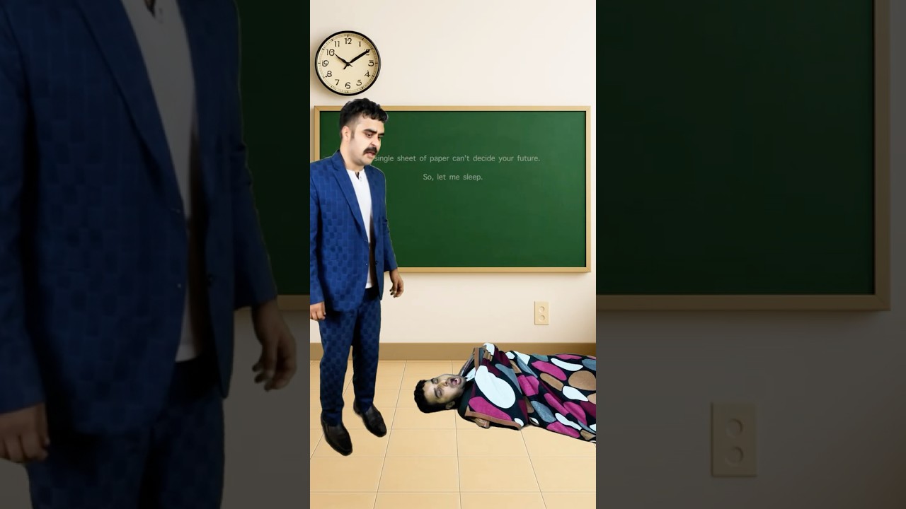 Teacher Naps in Class 😂