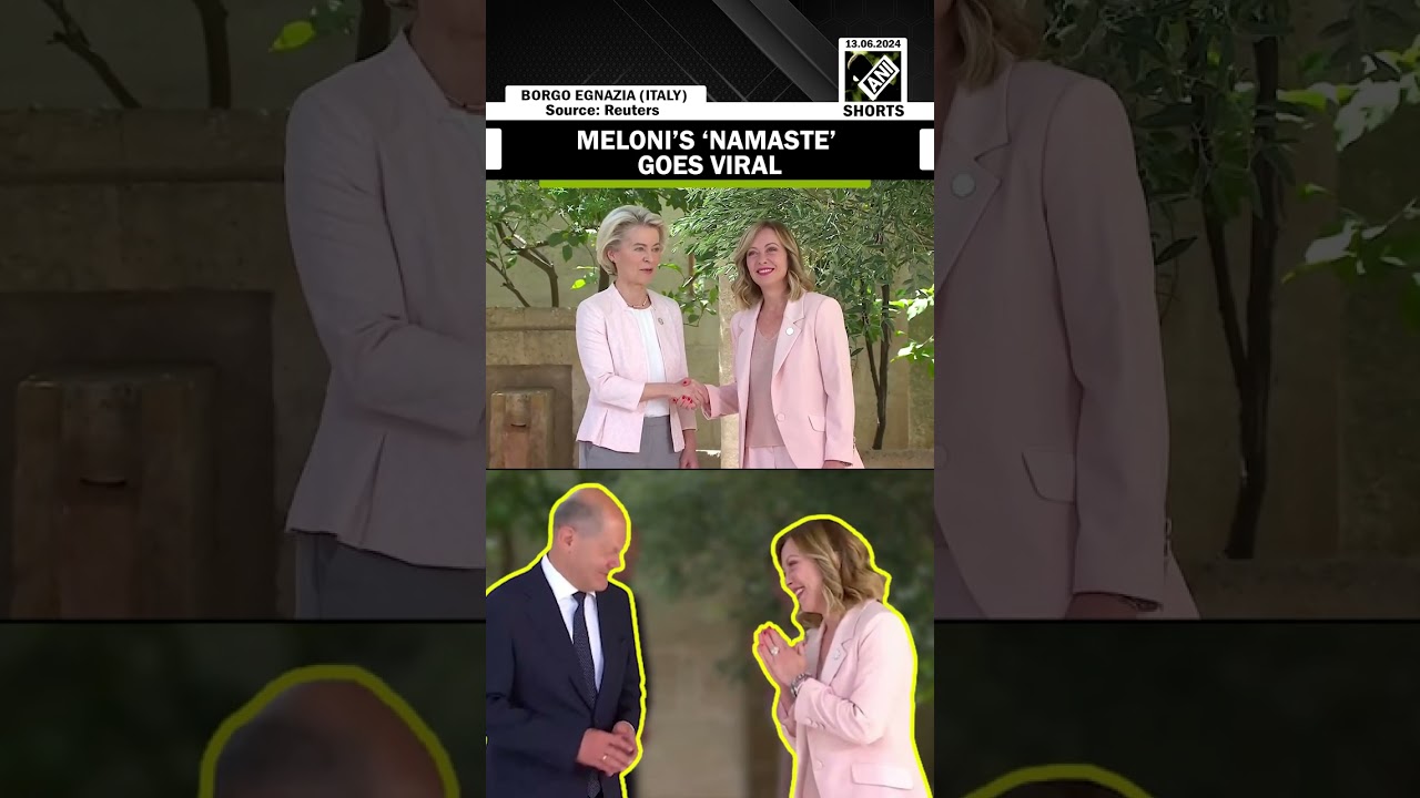 Italian PM Meloni Greets World Leaders with Unique Indian Style ๐ฎ๐ณ
