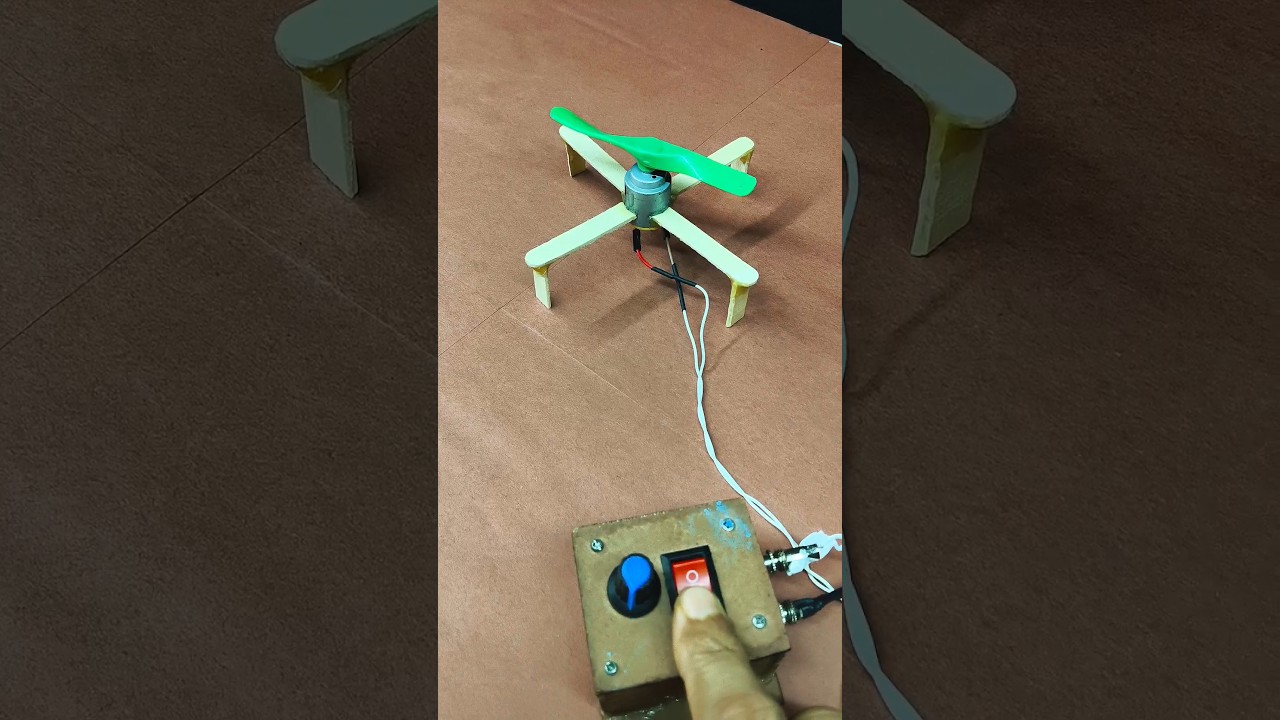 DIY Ice Cream Stick Drone at Home π¦