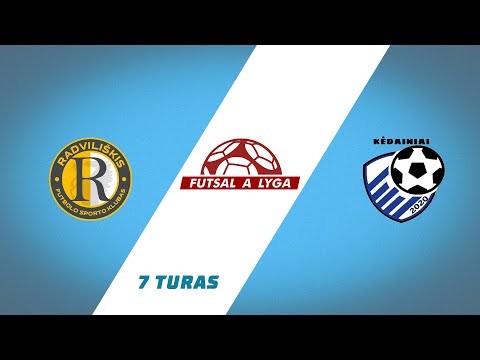Futsal A lyga. 7 turas: FSK Radviliškis - Kėdainiai United (2025-11-01)