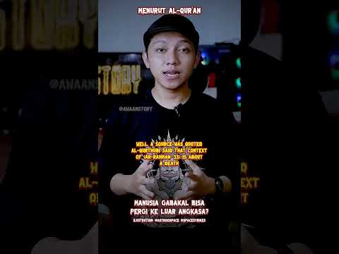 MANG EAK?! 😱 MENURUT AL-QURAN MANUSIA TIDAK BISA KE LUAR ANGKASA?! #flatearth #roundearth #shorts