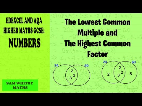 Edexcel & AQA Higher Maths GCSE: LCM and HCF
