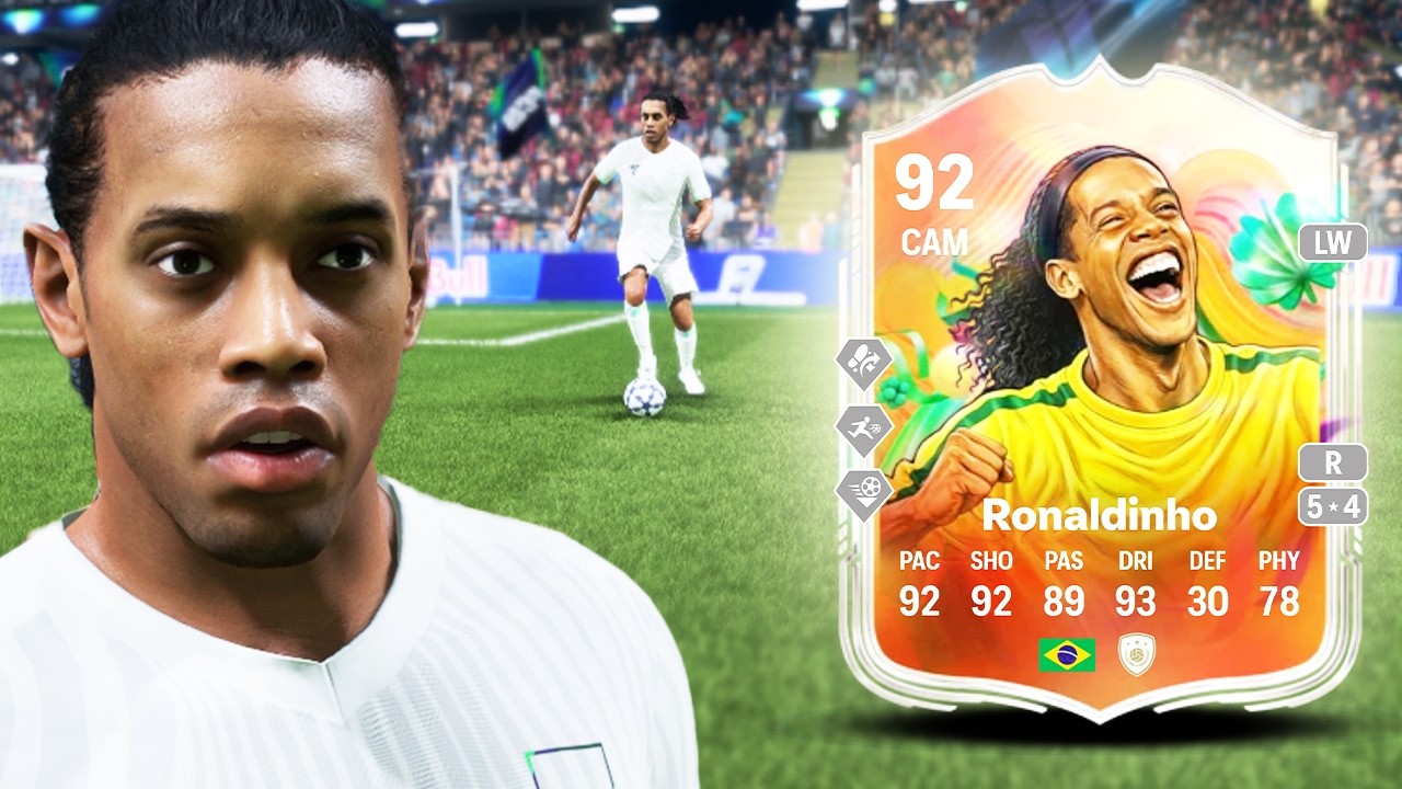 92 Ronaldinho 92 World Tour Silver Player Review in FC 26