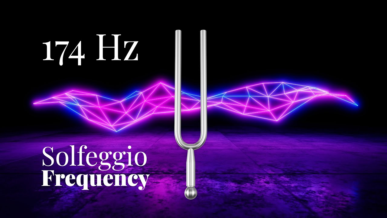 174 Hz Solfeggio Tuning Fork for Healing ✨