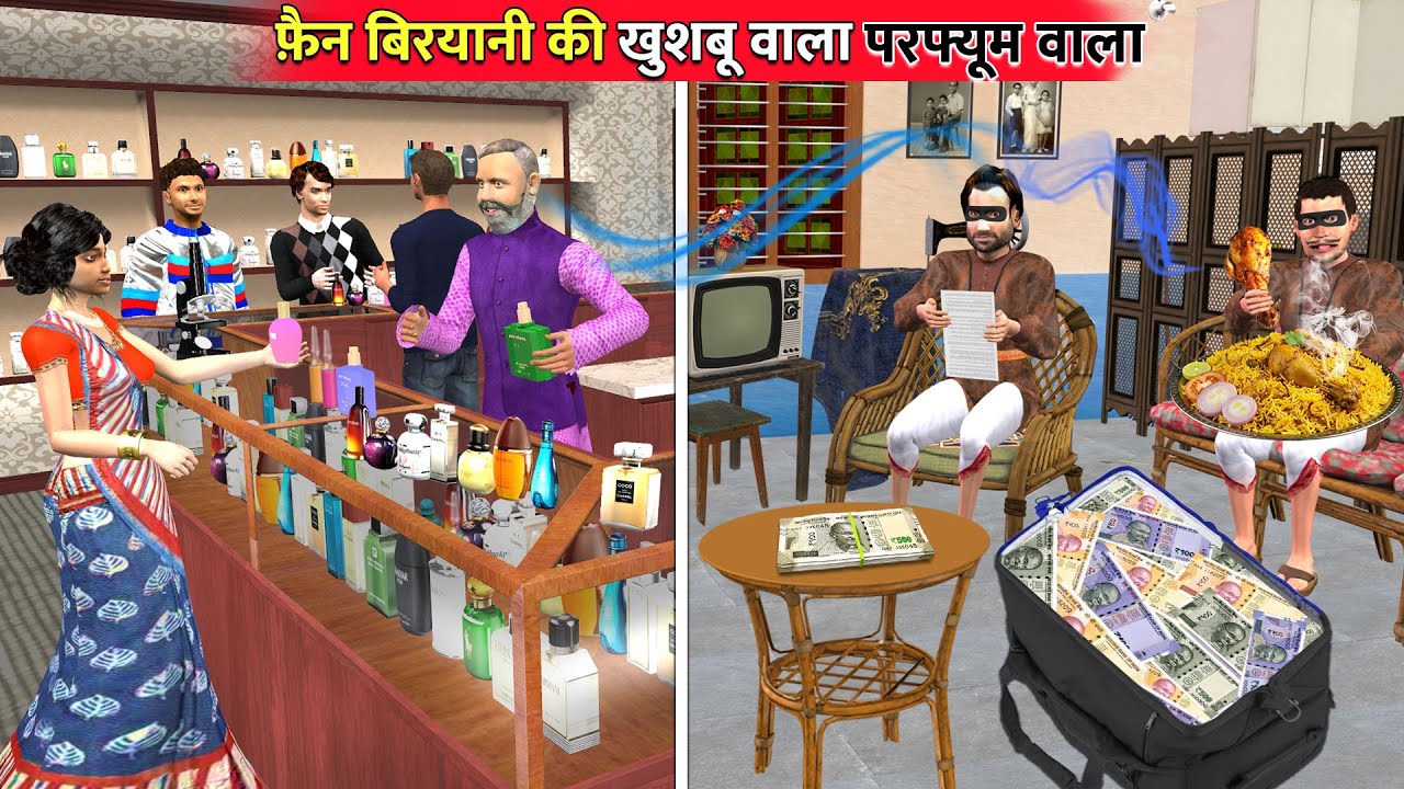 मज़ेदार कॉमेडी: बिरयानी की खुशबू वाला परफ्यूम बनाने की हंसी से भरपूर कहानी 🍛