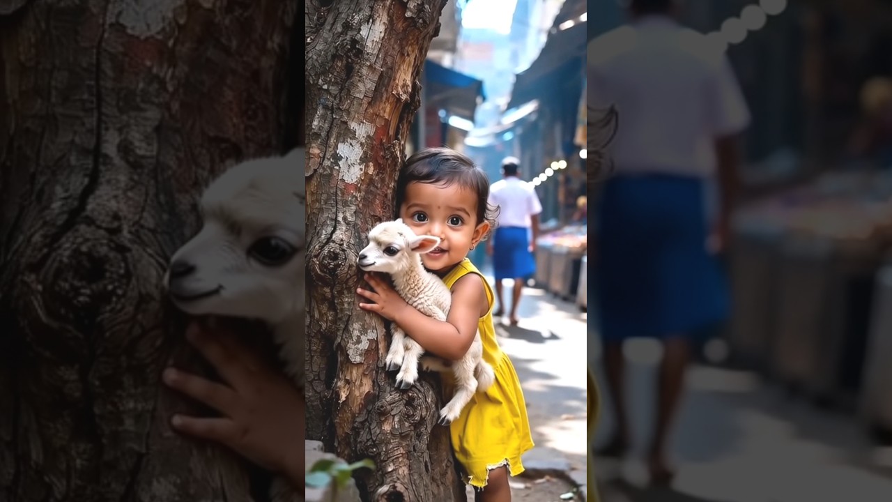 Girl and Llama: Heartwarming Story 🦙