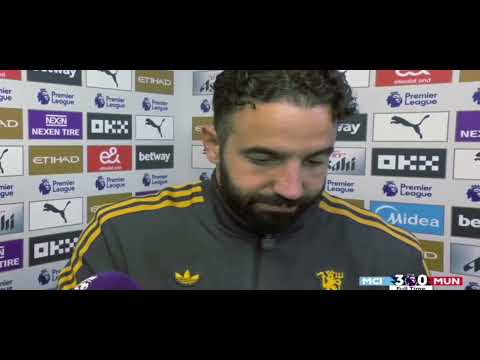 Ruben Amorim Post Match Interview || Manchester United vs Manchester City 0-3