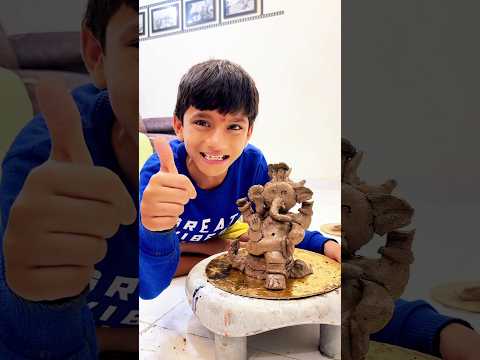 Eco-friendly Ganeshaaa ❤️😍 #ganapathi #ganesha #youtube #shorts #festival #explore #viral #trend