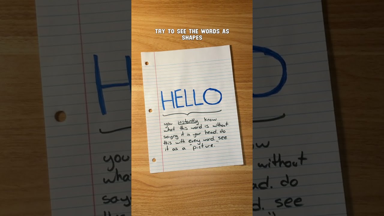 Tips to Read Faster π