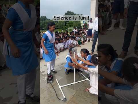 Science is fun when you learn by doing. Water rocket made and launched by kids 🚀 Girls in STEM