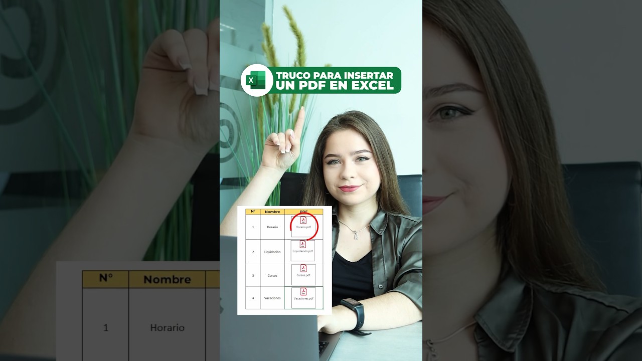 Aprende a insertar un PDF en Excel.🤓✅