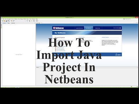 How To Java Project  - Import and Export Projects using NetBeans