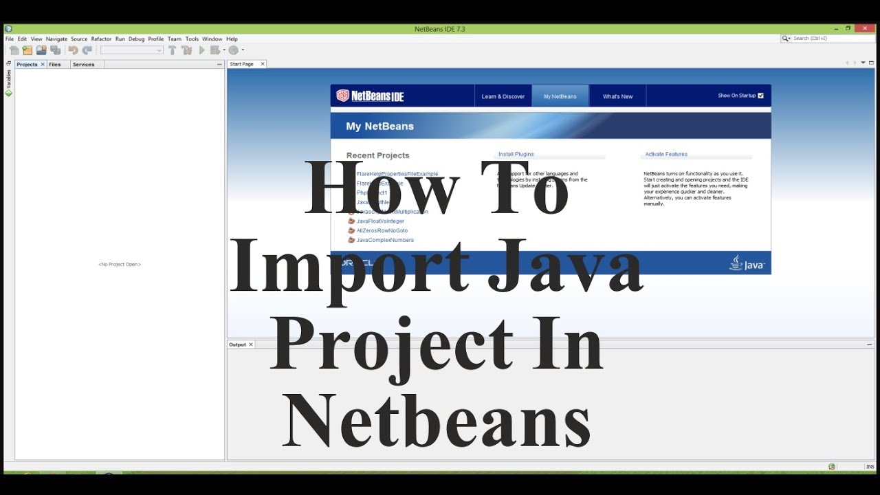 Guide to Importing and Exporting Java Projects in NetBeans