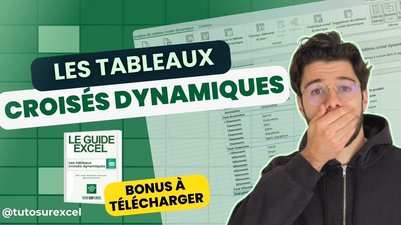 Maîtriser les Tableaux Croisés Dynamiques sur Excel | GUIDE COMPLET 2025