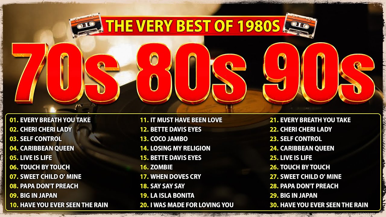 Top 70s-90s Classic Hits Playlist 🎶