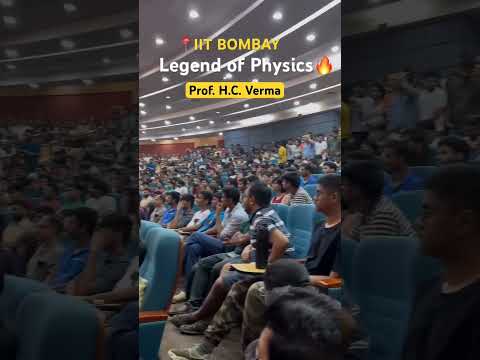 IIT Bombay legend of physics Prof HC Verma #iit #iitbombay #hcverma