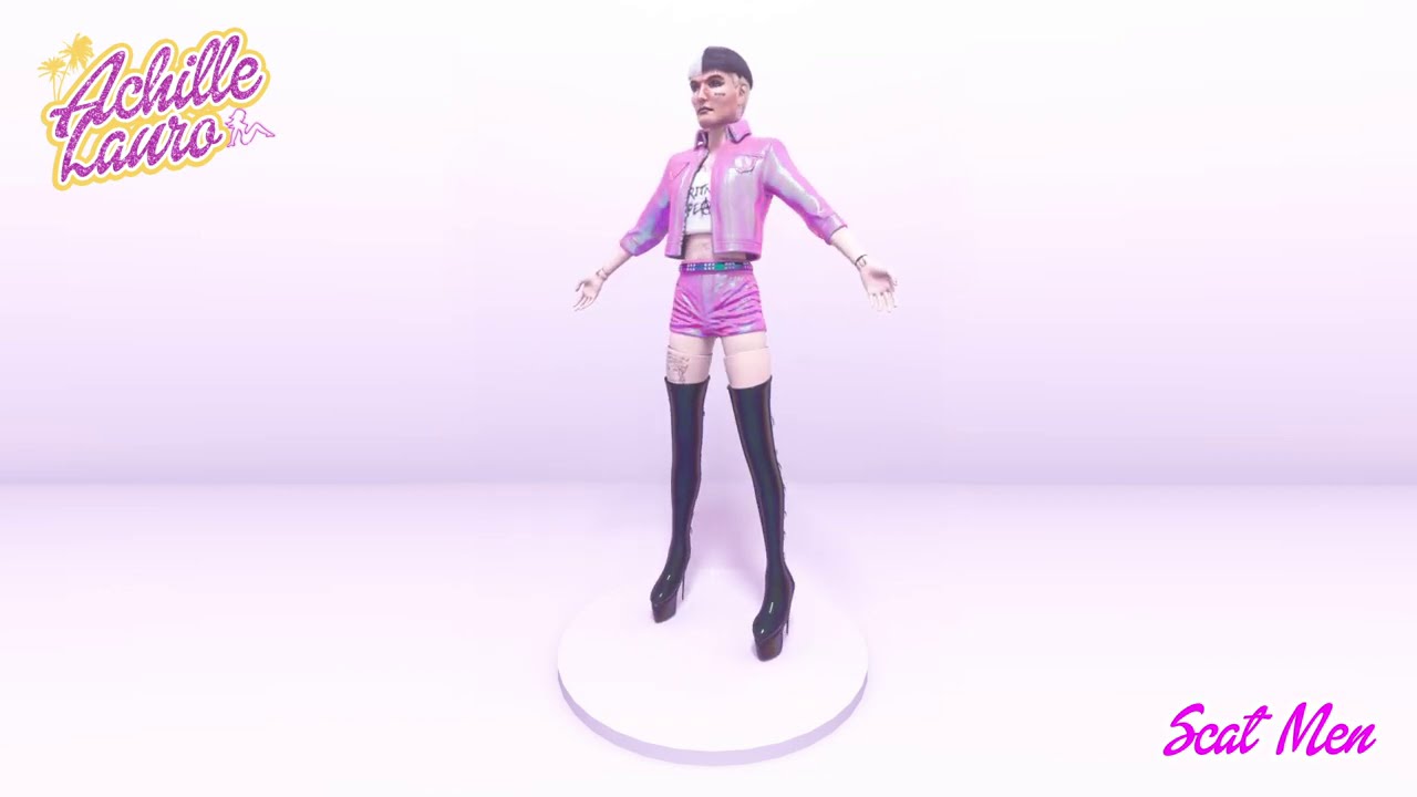 Achille Lauro - Scat Men ft. Ghali & Gemitaiz 🎶